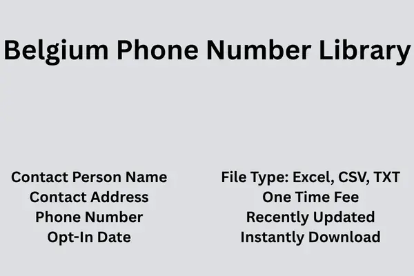 Belgium phone number library
