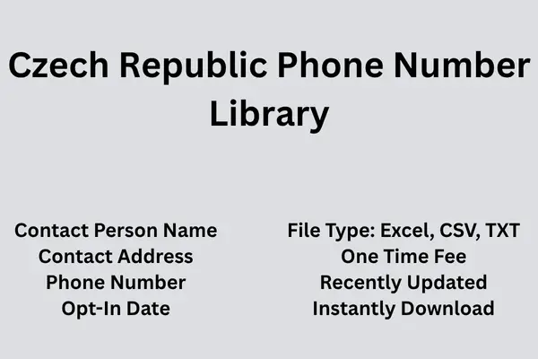 Czech Republic phone number library