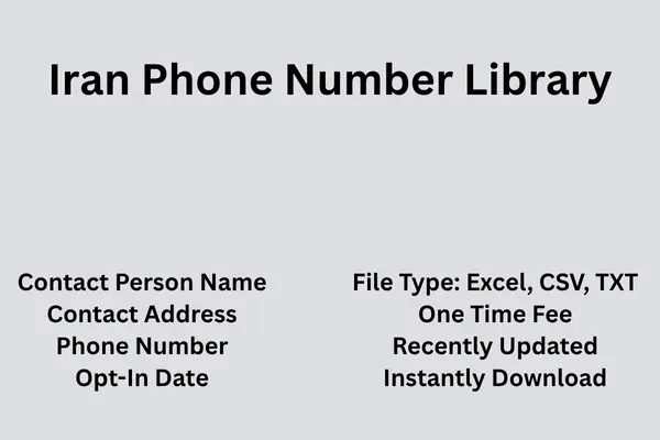 Iran phone number library