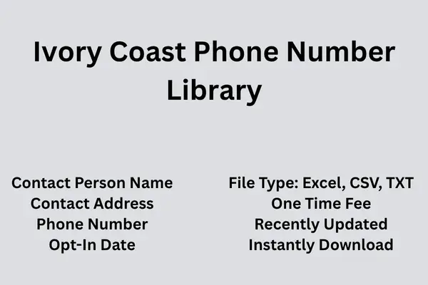 Ivory Coast phone number library