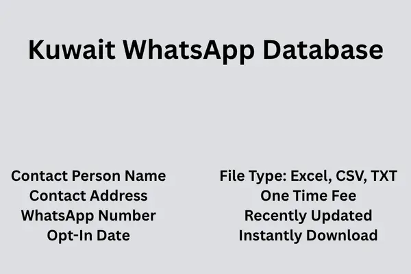 Kuwait whatsapp database