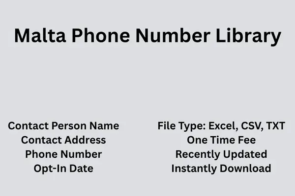 Malta phone number library