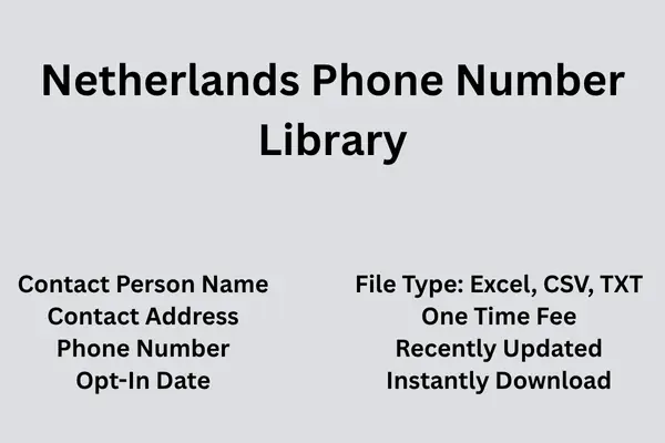 Netherlands phone number library