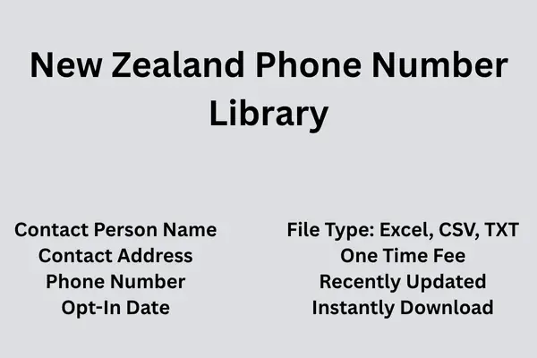 New Zealand phone number library