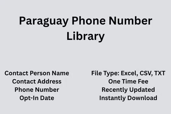 Paraguay phone number library
