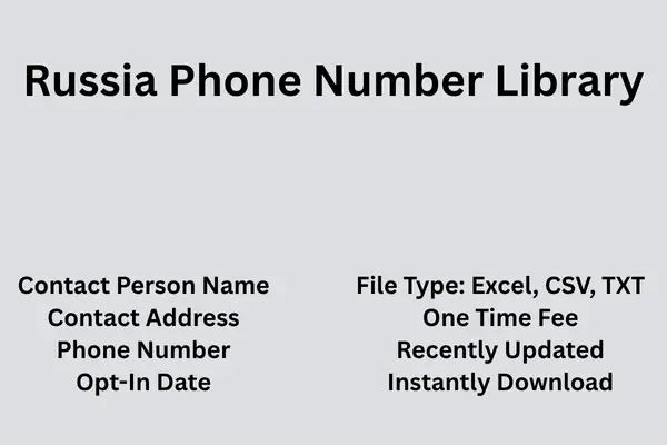 Russia phone number library