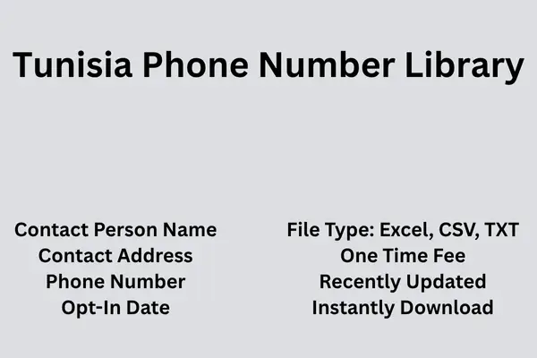 Tunisia phone number library